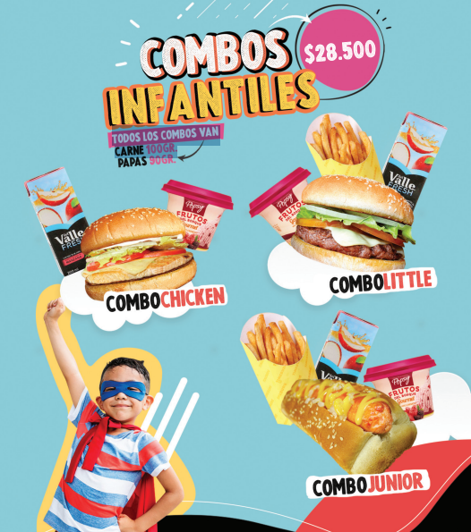 combo infantil